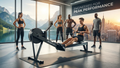 Apex 3-in-1 Magnetic Resistance Rower: Heavy-Duty Full-Body Workout Station with LED Console